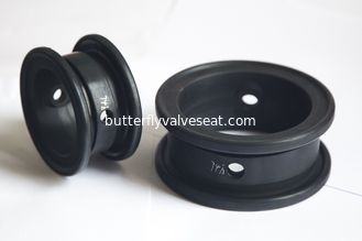 Nature Rubber NR Butterfly Valve Seat High Tensile Strength Low Heat Generation