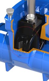 EPDM / NBR Karet Wedge Flapper Valve Seat, Kursi Gerbang Butterfly Valve Duduk Tangguh