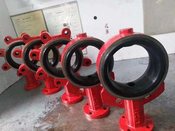 Vulcanized EPDM Seat Butterfly Valve Accessories Kisaran Ukuran 2 Inch - 24 Inch