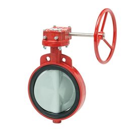 Vulcanized EPDM Seat Butterfly Valve Accessories Kisaran Ukuran 2 Inch - 24 Inch